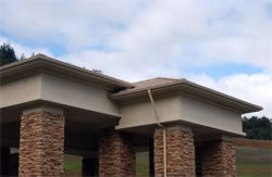 RV Park Building Overhang