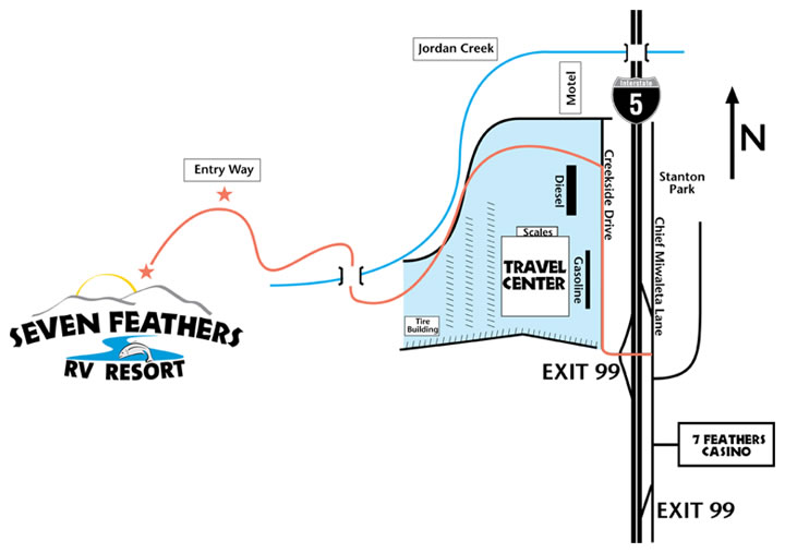RV Resort Exit Map